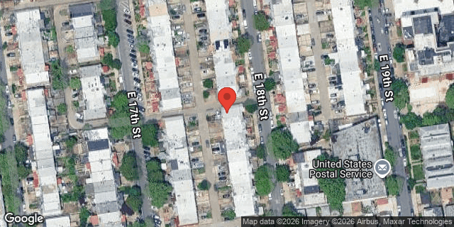 Aerial map of 2346 EAST 18 STREET, Brooklyn