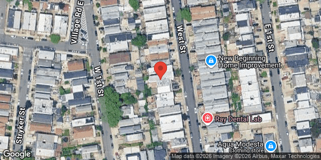 Aerial map of 2262 WEST STREET, Brooklyn