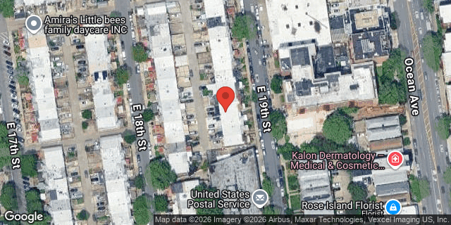 Aerial map of 2342 EAST 19 STREET, Brooklyn