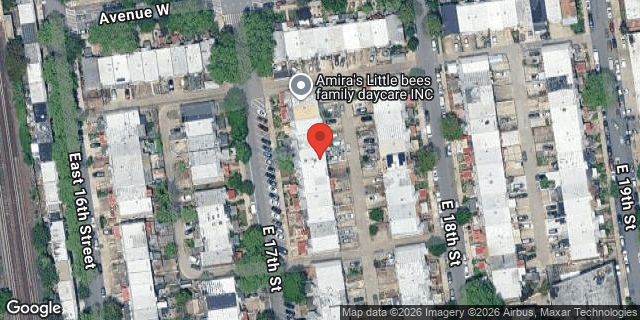 Aerial map of 2325 EAST 17 STREET, Brooklyn
