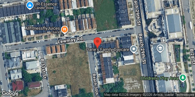 Aerial map of 29-19 LEWMAY ROAD, Queens