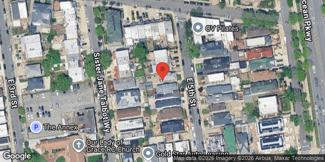 Aerial map of 2310 EAST 5 STREET, Brooklyn