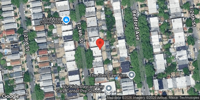 Aerial map of 2353 EAST 24 STREET, Brooklyn