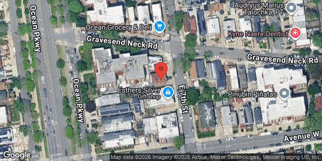 Aerial map of 2310 EAST 7 STREET, Brooklyn