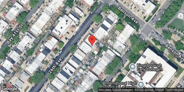 Aerial map of 8709 26 AVENUE, Brooklyn
