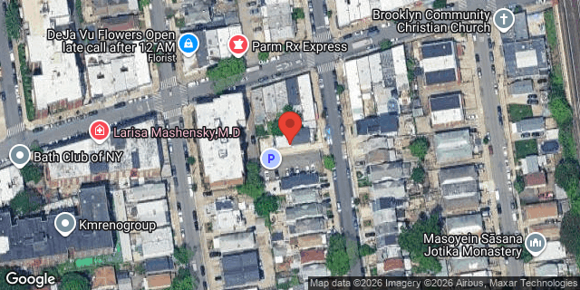 Aerial map of 2298 EAST 14 STREET, Brooklyn