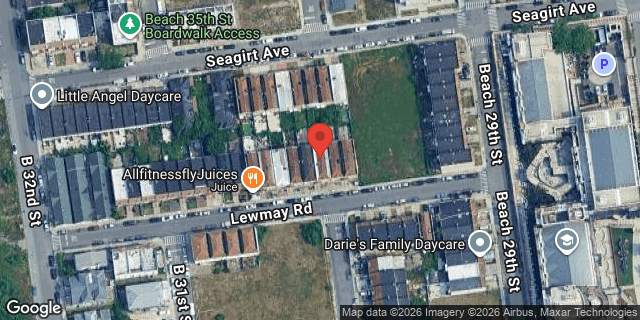 Aerial map of 29-24 LEWMAY ROAD, Queens