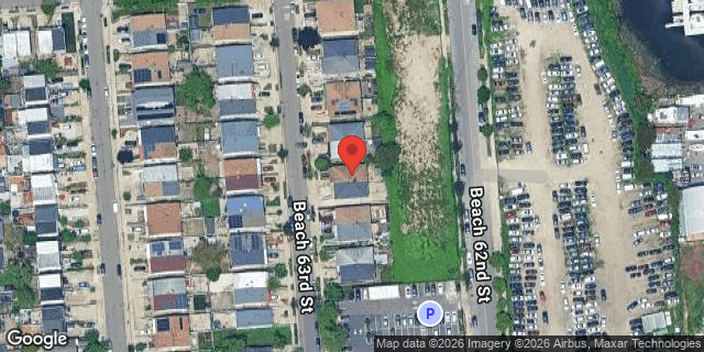 Aerial map of 4-46 BEACH 63 STREET, Queens