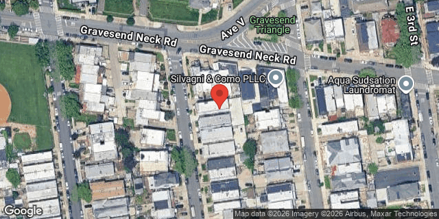 Aerial map of 2223 EAST 1 STREET, Brooklyn