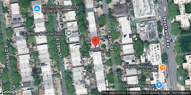Aerial map of 2346 EAST 29 STREET, Brooklyn