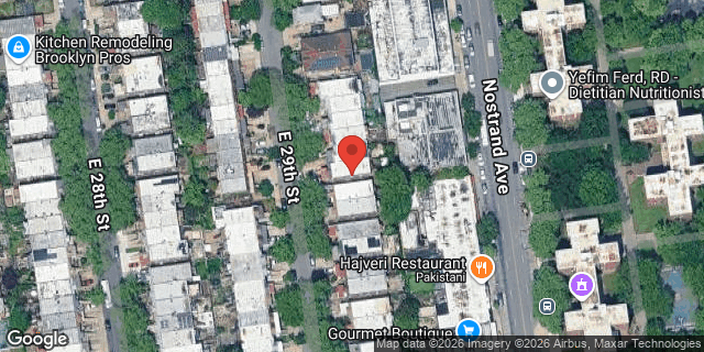 Aerial map of 2345 EAST 29 STREET, Brooklyn
