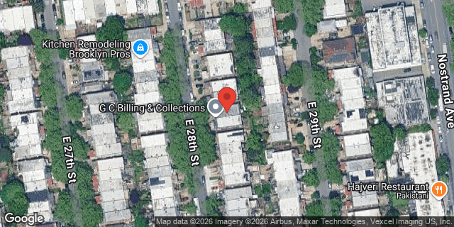 Aerial map of 2335 EAST 28 STREET, Brooklyn