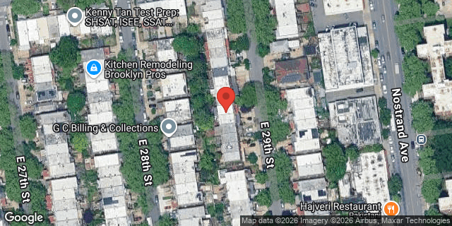 Aerial map of 2334 EAST 29 STREET, Brooklyn
