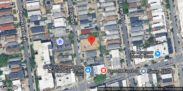 Aerial map of 2261 EAST 13 STREET, Brooklyn