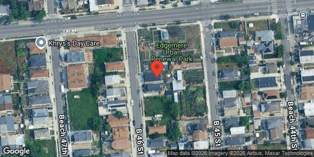 Aerial map of 354 BEACH 46 STREET, Queens