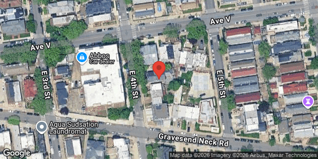Aerial map of 2259 EAST 4 STREET, Brooklyn