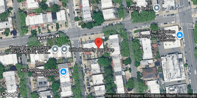 Aerial map of 2810 AVENUE W, Brooklyn