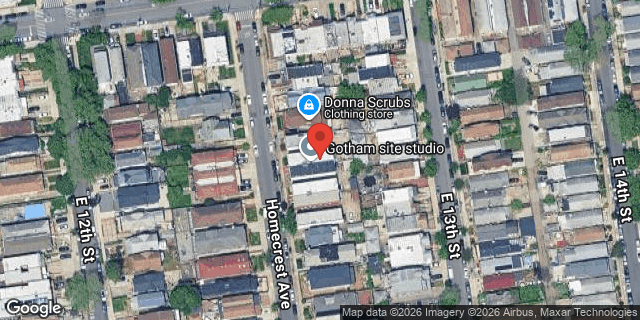 Aerial map of 2225 HOMECREST AVENUE, Brooklyn