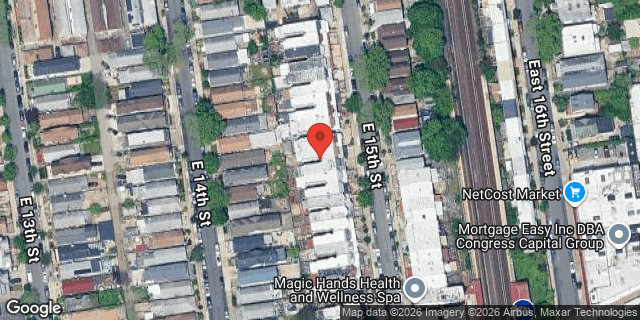 Aerial map of 2236 EAST 15 STREET, Brooklyn