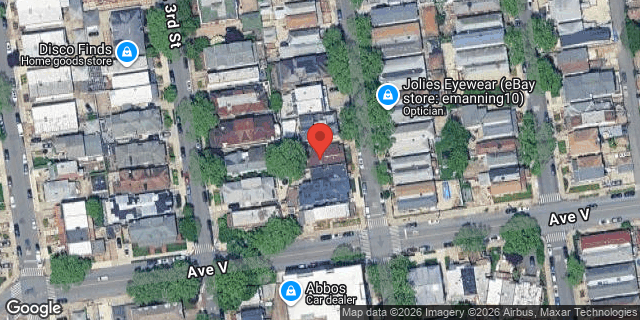 Aerial map of 2232 EAST 4 STREET, Brooklyn