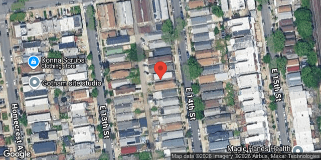 Aerial map of 2226 EAST 14 STREET, Brooklyn