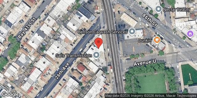 Aerial map of 2082 STILLWELL AVENUE, Brooklyn
