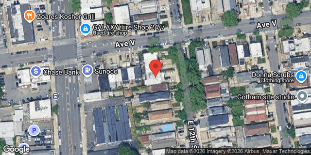 Aerial map of 2210 EAST 12 STREET, Brooklyn