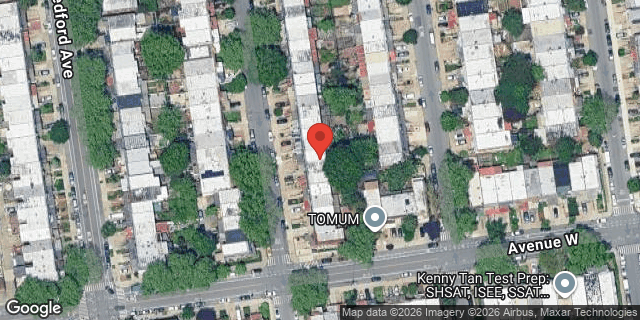 Aerial map of 2281 EAST 26 STREET, Brooklyn
