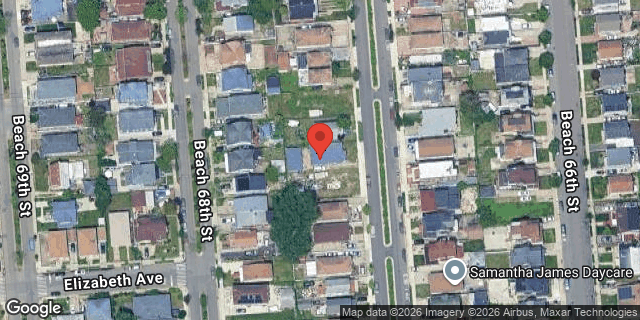 Aerial map of 533 BEACH 67 STREET, Queens