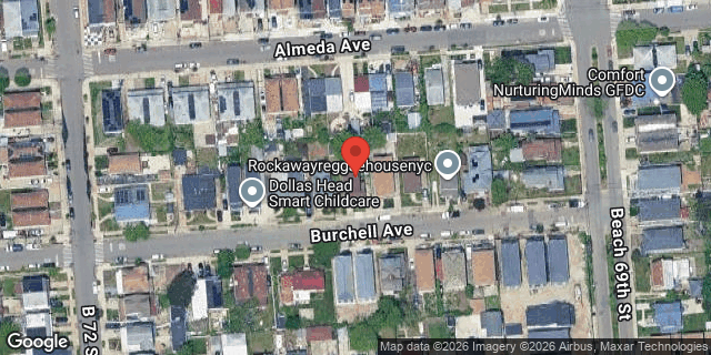 Aerial map of 69-32 BURCHELL AVENUE, Queens