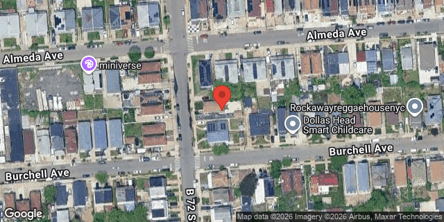 Aerial map of 558 BEACH 72 STREET, Queens
