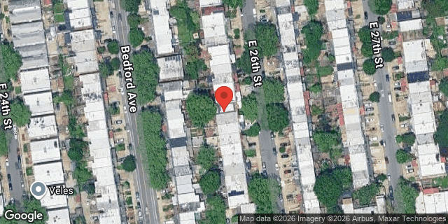 Aerial map of 2260 EAST 26 STREET, Brooklyn