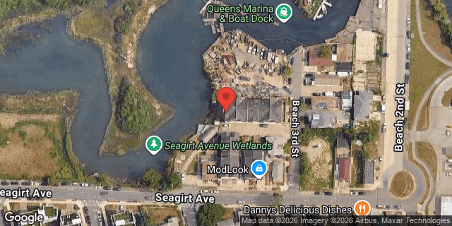 Aerial map of 221 BEACH 3 STREET, Queens