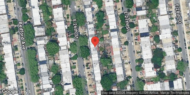 Aerial map of 2261 EAST 26 STREET, Brooklyn