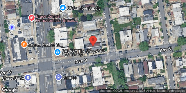 Aerial map of 2182 EAST 12 STREET, Brooklyn