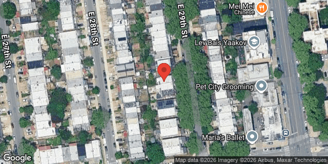 Aerial map of 2270 EAST 29 STREET, Brooklyn
