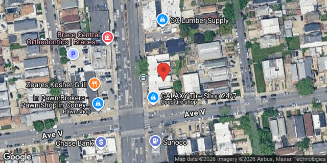 Aerial map of 2479 CONEY ISLAND AVENUE, Brooklyn