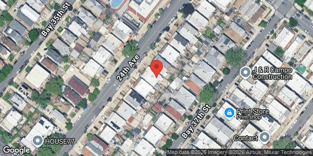 Aerial map of 8727 24 AVENUE, Brooklyn