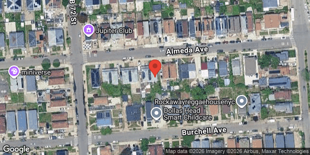Aerial map of 69-43 ALMEDA AVENUE, Queens