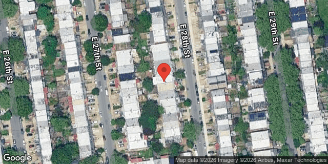 Aerial map of 2262 EAST 28 STREET, Brooklyn