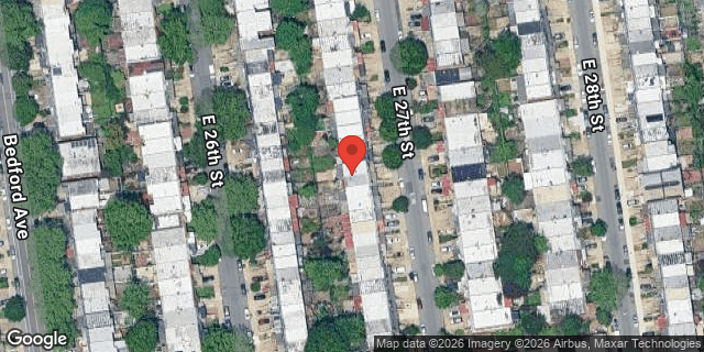 Aerial map of 2256 EAST 27 STREET, Brooklyn