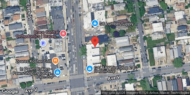 Aerial map of 2473 CONEY ISLAND AVENUE, Brooklyn