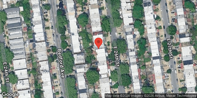 Aerial map of 2244 EAST 26 STREET, Brooklyn