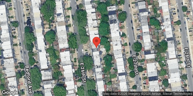 Aerial map of 2235 EAST 26 STREET, Brooklyn