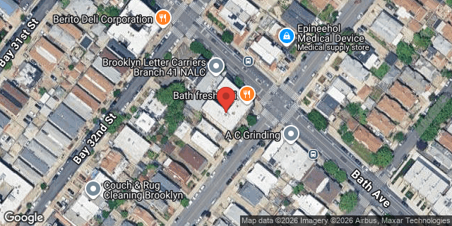 Aerial map of 8784 23 AVENUE, Brooklyn