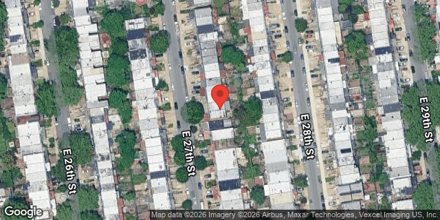 Aerial map of 2237 EAST 27 STREET, Brooklyn
