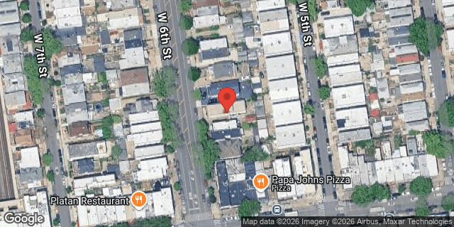 Aerial map of 2065 WEST 6 STREET, Brooklyn