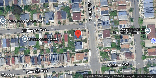 Aerial map of 615 BEACH 69 STREET, Queens