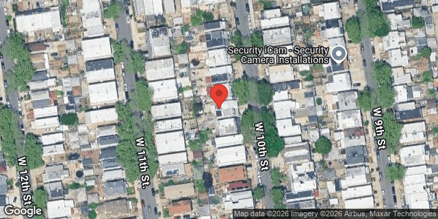 Aerial map of 2034 WEST 10 STREET, Brooklyn