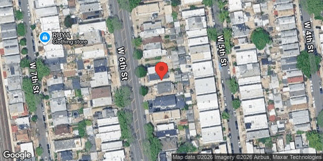 Aerial map of 2053 WEST 6 STREET, Brooklyn